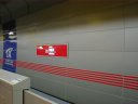電車の到着待ち